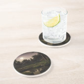En Grès Dessous de verre de marais (Côté)