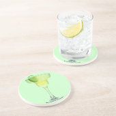 En Grès Dessous de verre de margarita (Côté)