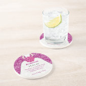 En Grès Dessous de verre de Mariage de Bridesmaid (Côté)