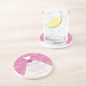 En Grès Dessous de verre de Mariage de Bridesmaid (Côté)