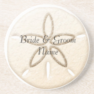 En Grès Dessous de verre de mariage de plage Réception de 