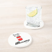 En Grès Dessous de verre de McLlarky d'équipe (Côté)