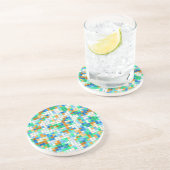 En Grès Dessous de verre de mosaïque (Côté)