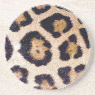 En Grès Dessous de verre de motif de fourrure de grand