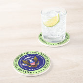 En Grès Dessous de verre de MOTUS SEAL-GREEN (Côté)