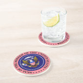 En Grès Dessous de verre de MOTUS SEAL-PINK (Côté)