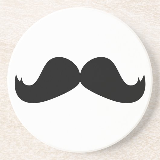 En Grès Dessous de verre de moustache (Devant)