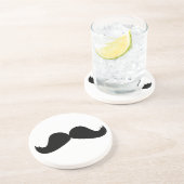 En Grès Dessous de verre de moustache (Côté)