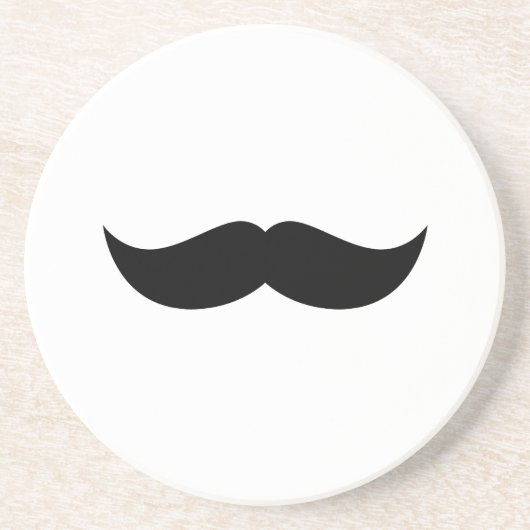En Grès Dessous de verre de moustache (Devant)