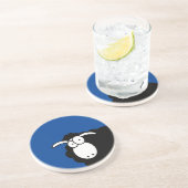 En Grès Dessous de verre de mouton noir (Côté)