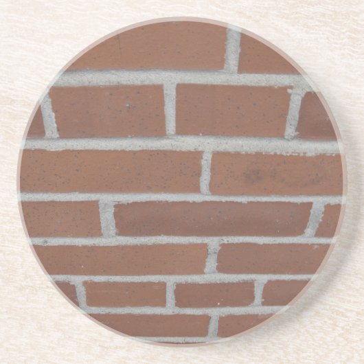 En Grès Dessous de verre de mur de briques (Devant)