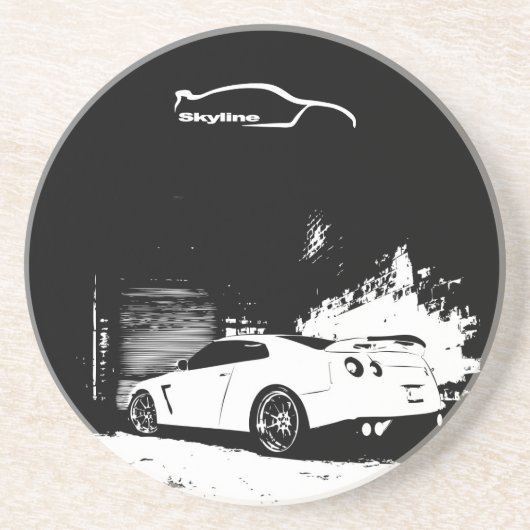 En Grès dessous de verre de Nissan Skyline (Devant)