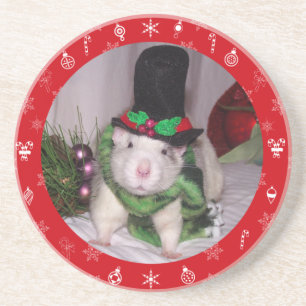 En Grès Dessous de verre de Noël