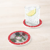 En Grès Dessous de verre de Noël (Côté)