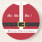 En Grès Dessous de verre de Noël avec le Père Noël Design (Devant)