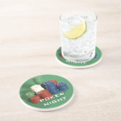 En Grès Dessous de verre de nuit de tisonnier (Côté)