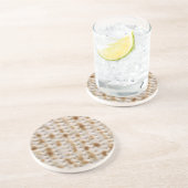 EN GRÈS DESSOUS DE VERRE DE PAIN AZYME POUR PESACH (Côté)