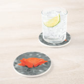 En Grès Dessous de verre de pavot (Côté)