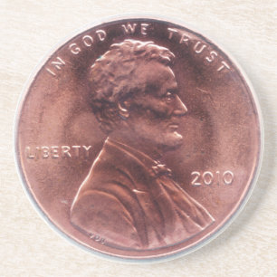 En Grès Dessous de verre de penny