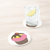 En Grès Dessous de verre de petit gâteau (Côté)