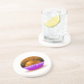 En Grès Dessous de verre de petit gâteau de coccinelle de (Côté)