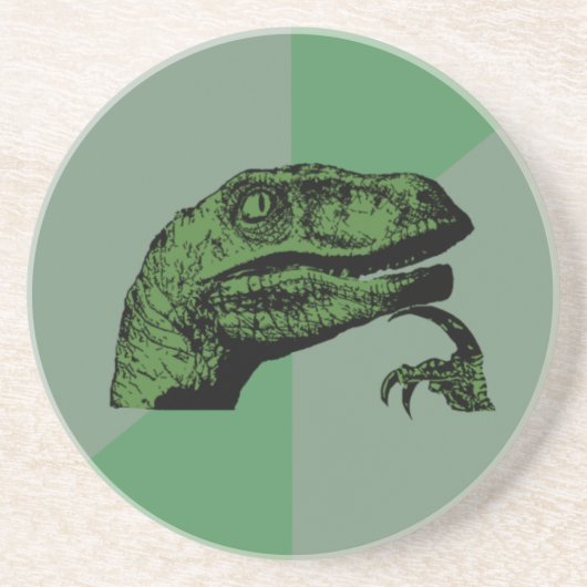 En Grès Dessous de verre de Philosoraptor (Devant)