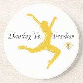 En Grès Dessous de verre de pierre DTF (Devant)