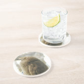 En Grès Dessous de verre de pingouin de bébé (Côté)