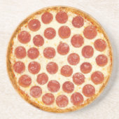 En Grès Dessous de verre de pizza (Devant)