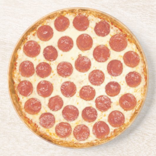 En Grès Dessous de verre de pizza (Devant)