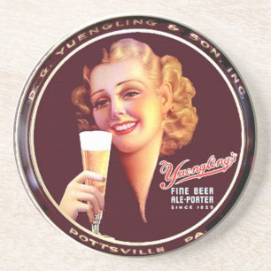 En Grès Dessous de verre de "plateau de bière" de Madame