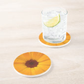 En Grès Dessous de verre de pluie orange (Côté)