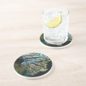 En Grès Dessous de verre de poissons-lionnes (Côté)