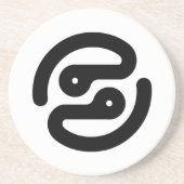 En Grès Dessous de verre de Polivoks (Devant)