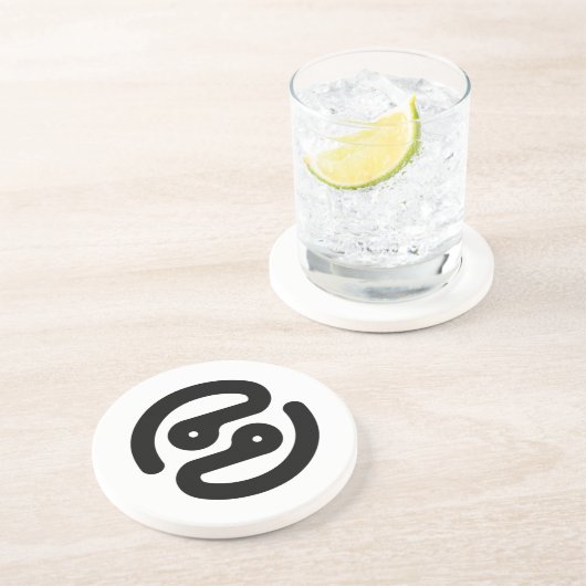 En Grès Dessous de verre de Polivoks (Côté)