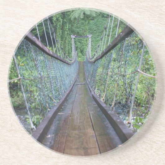 En Grès Dessous de verre de pont de Fijian (Devant)