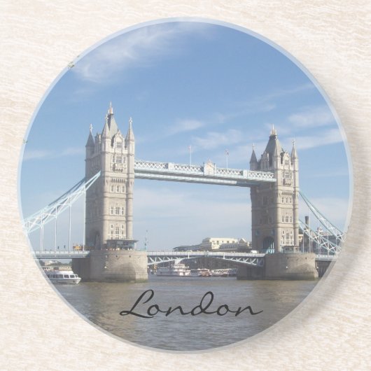 En Grès Dessous de verre de pont de tour (Devant)