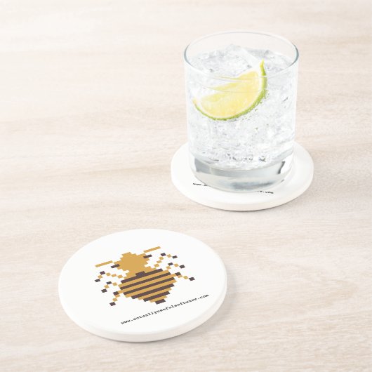 En Grès Dessous de verre de punaise (Côté)