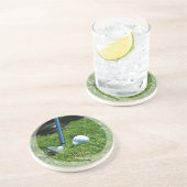 En Grès Dessous de verre de putt de golf (Côté)