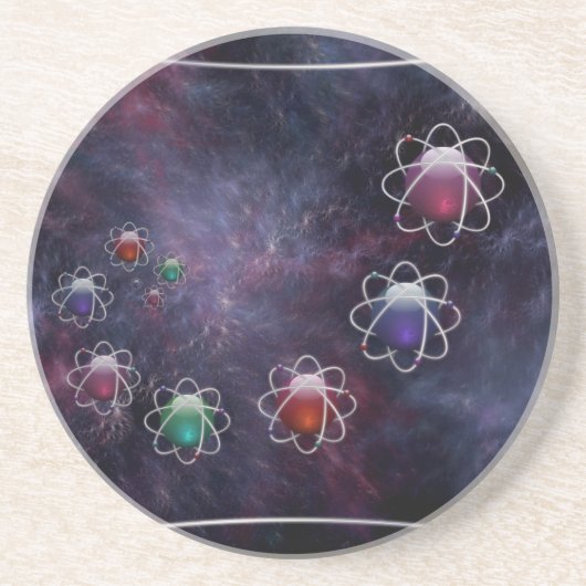 En Grès Dessous de verre de raisonnement circulaire (Devant)