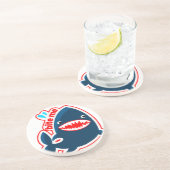 En Grès Dessous de verre de requin Bite Me (Côté)