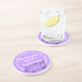 En Grès Dessous de verre de réunion de la famille des coch (Côté)