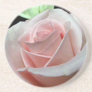 En Grès Dessous de verre de rose de rose