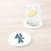 En Grès Dessous de verre de Rune de grippage de Sverker de (Côté)