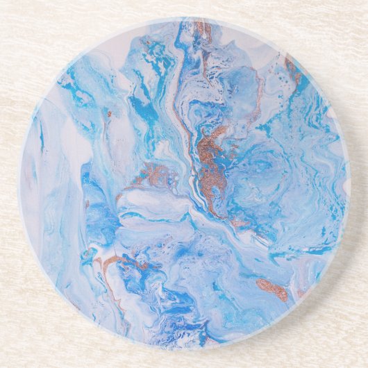 En Grès Dessous de verre de sable et de mer (Devant)