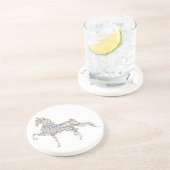 En Grès Dessous de verre de Saddlebred (Côté)