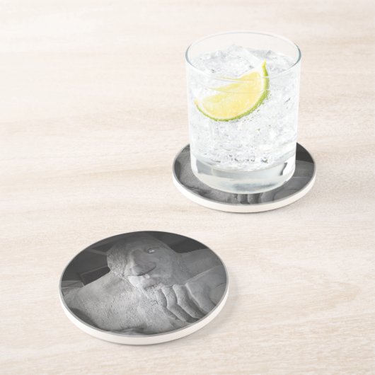 En Grès Dessous de verre de Seattle Fremont Troll (Côté)