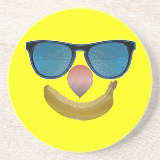 En Grès Dessous de verre de sourire (Devant)