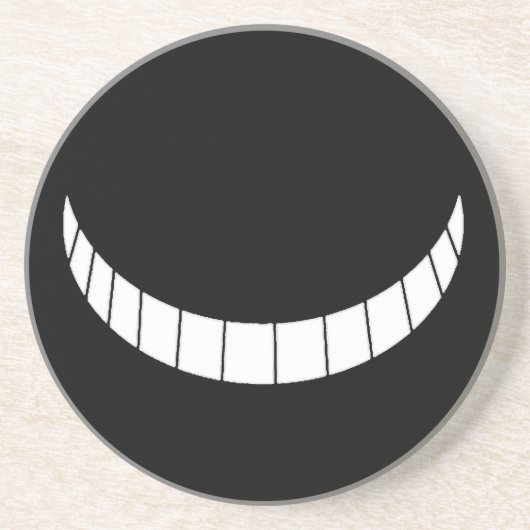 En Grès Dessous de verre de sourire de Cheshire (Devant)