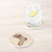 En Grès Dessous de verre de stockage principal (Côté)